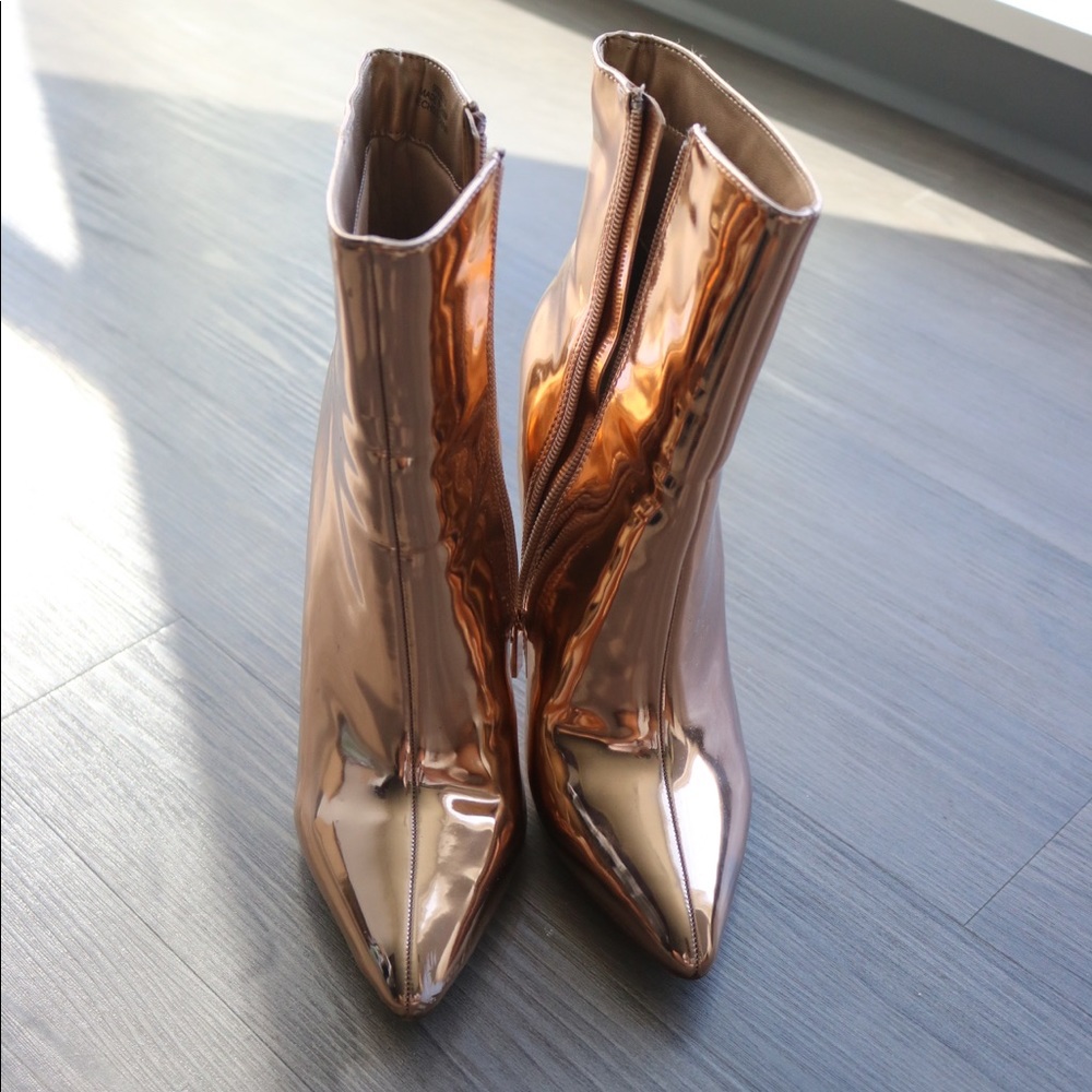 Rose Gold Booties - Picture 4 of 6